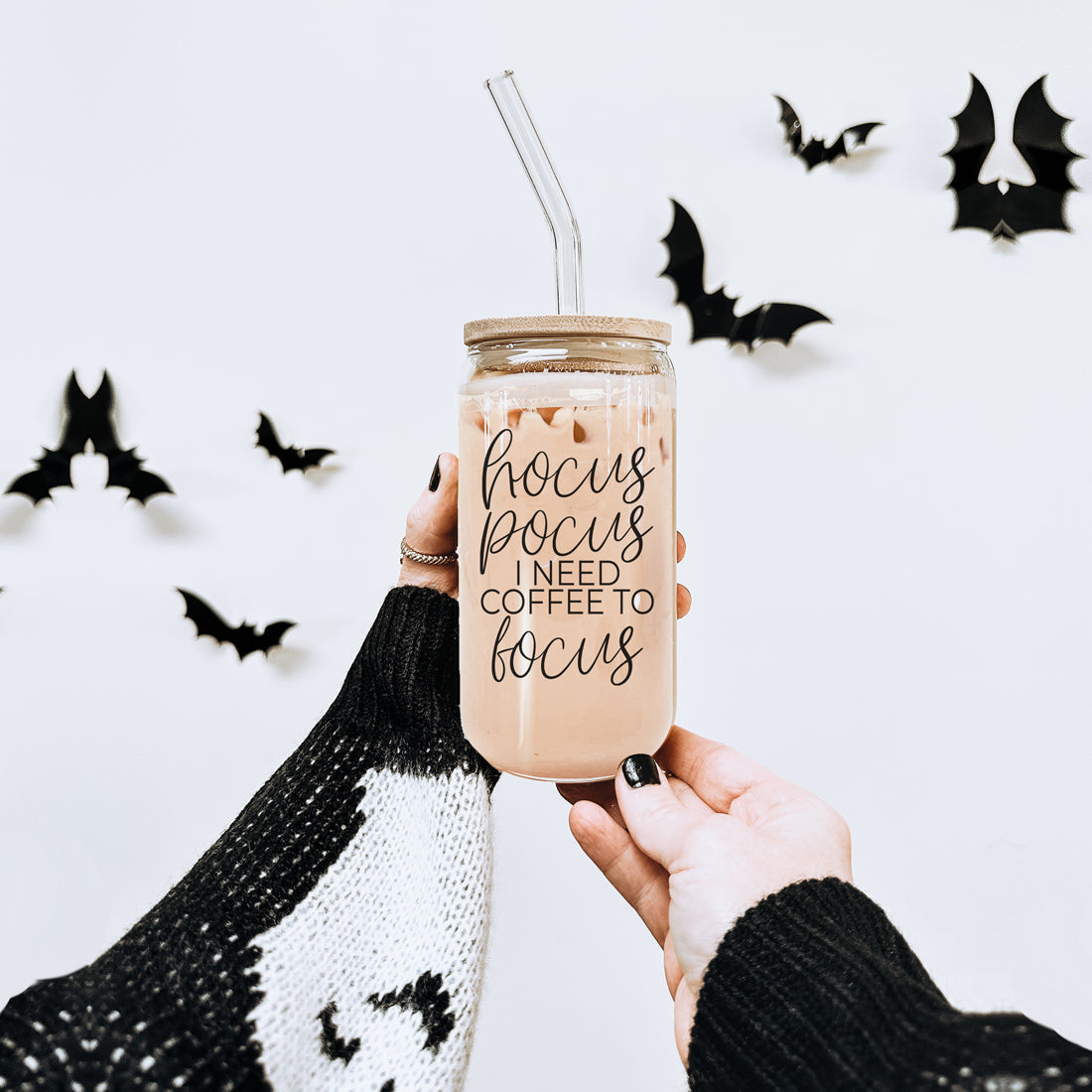 pumpkin spice glass tumbler
autumn entertaining essentials
halloween party drink set
